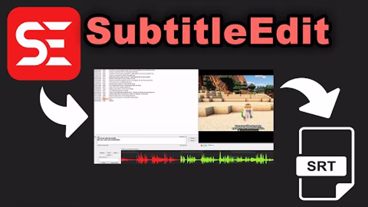 Como generar y editar subtítulos con IA para cualquier video en cualquier idioma | SubtitleEdit