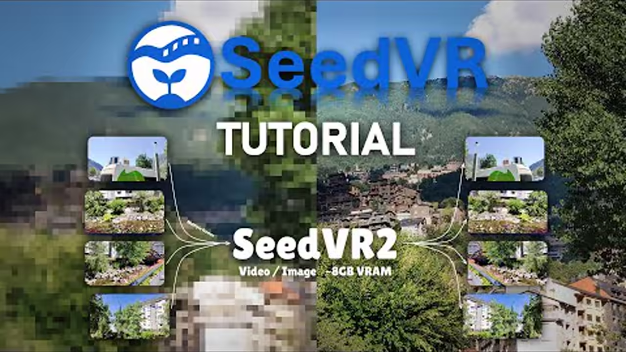 SeedVR2 | Un modelo increíble para reescalar imágenes y en especial videos | Ahora con solo 8GB VRAM